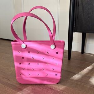 Hurley Vibrant Pink Tote Bag
